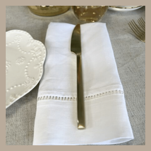 White Brunch Cloth Napkin