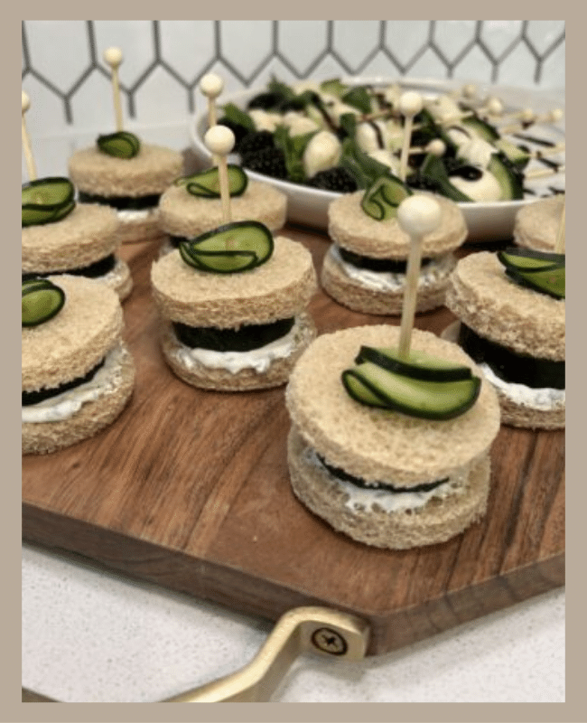 Mothers Day Brunch Tea Sandwiches