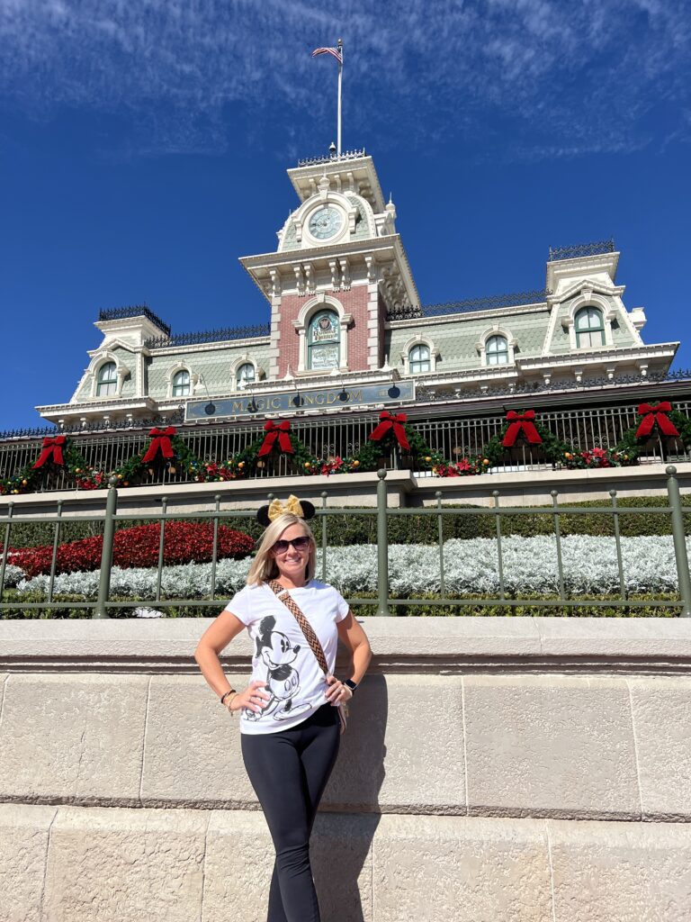 shelley on a trip to 

Disneyland to Universal Studios